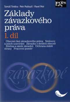 Tomáš Tintěra: Základy závazkového práva