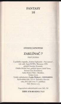 Andrzej Sapkowski: Zaklínač