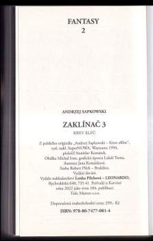 Andrzej Sapkowski: Zaklínač