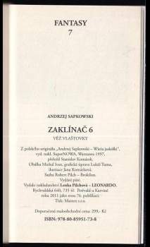 Andrzej Sapkowski: Zaklínač