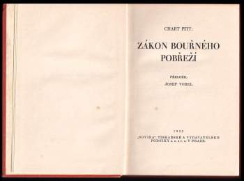 Chart Pitt: Zákon Bouřného pobřeží
