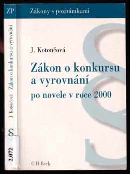 Zákon o konkursu a vyrovnání po novele v roce 2000