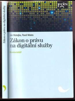 Jan Matějka: Zákon o právu na digitální služby