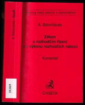 Zákon o rozhodčím řízení a výkonu rozhodčích nálezů