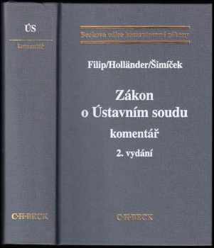 Jan Filip: Zákon o Ústavním soudu
