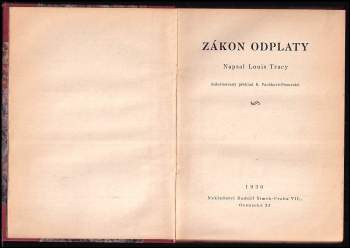 Louis Tracy: Zákon odplaty