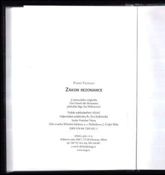 Pierre Franckh: Zákon rezonance