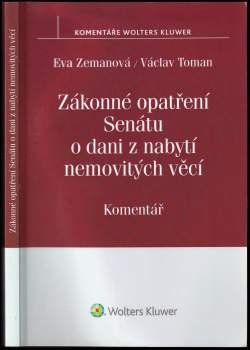 Zákonné opatření Senátu o dani z nabytí nemovitých věcí