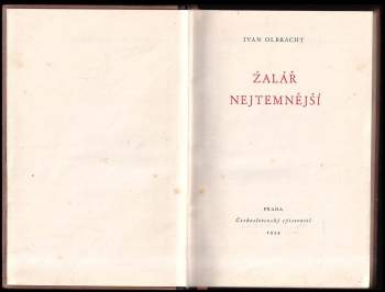 Ivan Olbracht: Žalář nejtemnější
