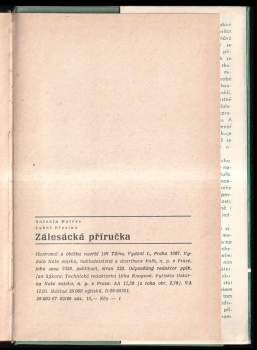 Antonín Matras: Zálesácká příručka