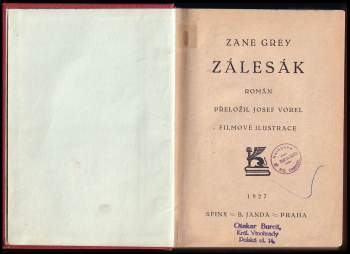Zane Grey: Zálesák