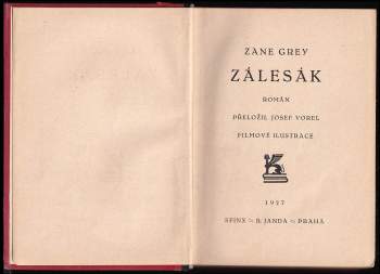 Zane Grey: Zálesák