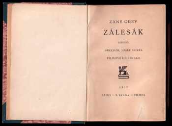 Zane Grey: Zálesák