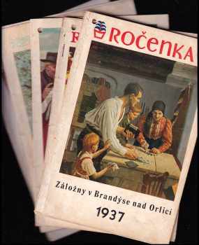 Záloženská ročenka na rok 1937 až 1941 - Záložny v Brandýse nad Orlicí 1937 - 1941