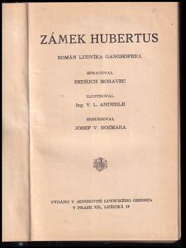 Ludwig Ganghofer: Zámek Hubertus