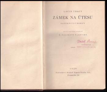 Louis Tracy: Zámek na útesu