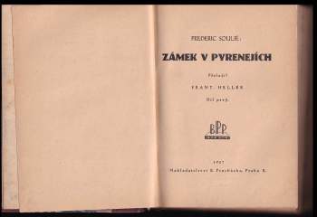 Frédéric Soulié: Zámek v Pyrenejích