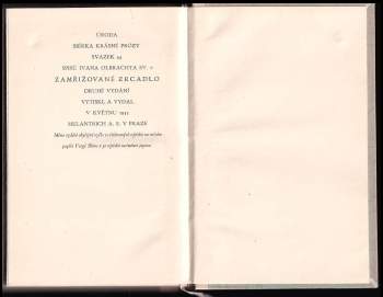 Ivan Olbracht: Zamřižované zrcadlo