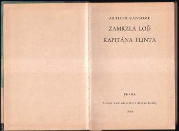 Arthur Ransome: Zamrzlá loď kapitána Flinta
