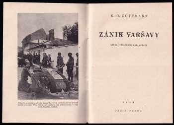 Karl Otto Zottmann: Zánik Varšavy