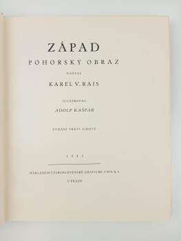 Karel Václav Rais: Západ