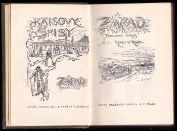 Karel Václav Rais: Západ