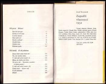 Josef Kocourek: Zapadlí vlastenci 1932