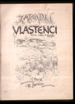 Karel Václav Rais: Zapadlí vlastenci