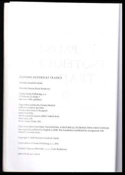 Nicholas Goodrick-Clarke: Západní esoterické tradice