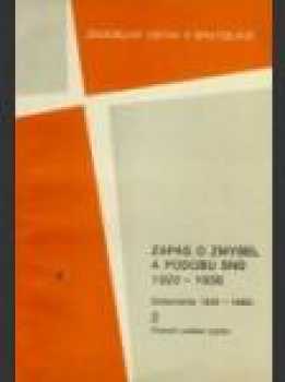 Zápas o zmysel z podobu SNC 1920-1938