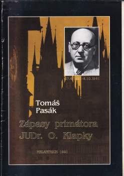 Zápasy primátora JUDr. O. Klapky