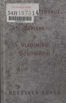 Zápisky o Vladimíru Boudníkovi
