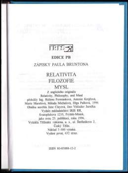 Paul Brunton: Zápisky Paula Bruntona