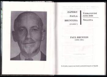 Paul Brunton: Zápisky Paula Bruntona
