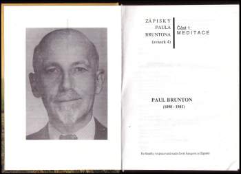 Paul Brunton: Zápisky Paula Bruntona