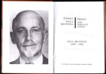 Paul Brunton: Zápisky Paula Bruntona