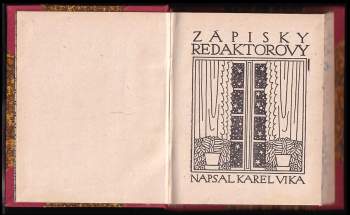 Karel Vika: Zápisky redaktorovy