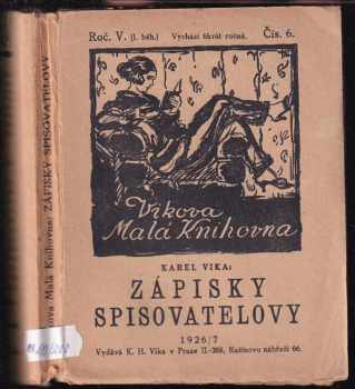 Zápisky spisovatelovy