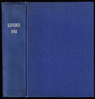 Zápisník 63 - ročník 7. - čísla 1 - 26 - KOMPLETNÍ ROČNÍK