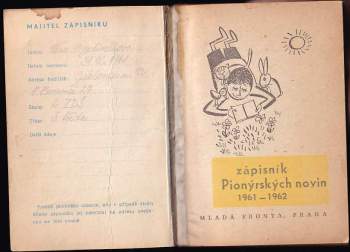 Zápisník Pionýrských novin 1961-1962