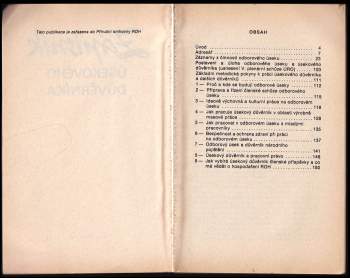 Zápisník úsekového důvěrníka