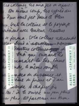 Albert Camus: Zápisníky II - leden 1942 - březen 1951