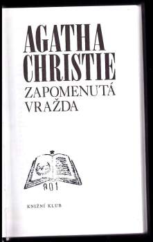 Agatha Christie: Zapomenutá vražda