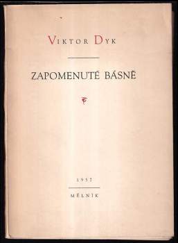 Zapomenuté básně
