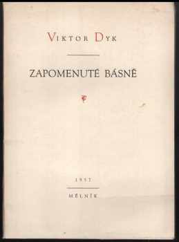 Zapomenuté básně
