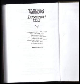 Ludmila Vaňková: Zapomenutý král
