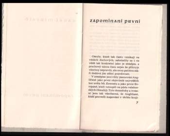 Karel Mirvald: Zapomínaní první