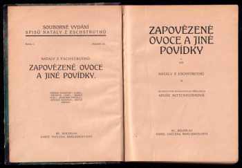 Nataly von Eschstruth: Zapovězené ovoce a jiné povídky