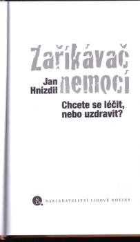 Jan Hnízdil: Zaříkávač nemocí