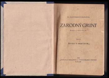 Slávka Kautmanová: Zarodný Grunt